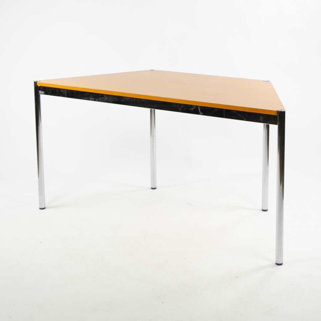 SOLD Fritz Haller USM Haller Beech Wood Trapezoid Table Modular 1500x740 Knoll Office Sets Available