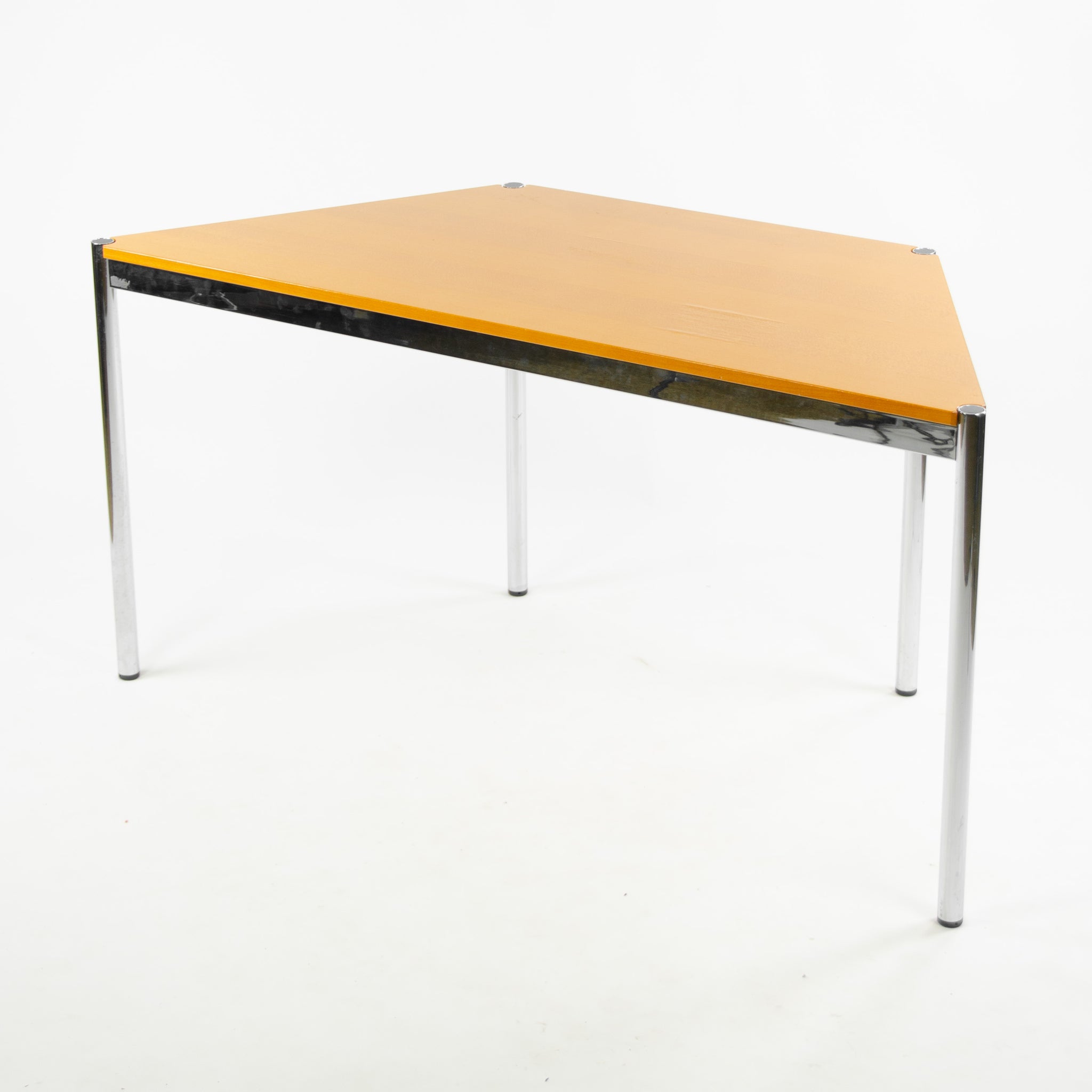 SOLD Fritz Haller USM Haller Beech Wood Trapezoid Table Modular 1500x740 Knoll Office Sets Available