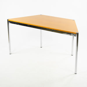 SOLD Fritz Haller USM Haller Beech Wood Trapezoid Table Modular 1500x740 Knoll Office Sets Available