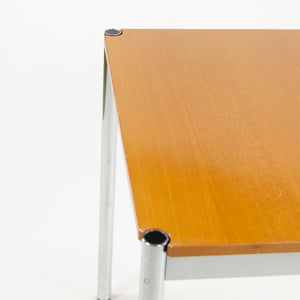 SOLD Fritz Haller USM Haller Beech Wood Square Table Modular 1500x740 Knoll Office Sets Available