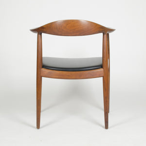 SOLD 12 Hans Wegner Round The Chair Johannes Hansen Denmark For Knoll Teak Armchairs