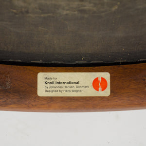 SOLD 12 Hans Wegner Round The Chair Johannes Hansen Denmark For Knoll Teak Armchairs