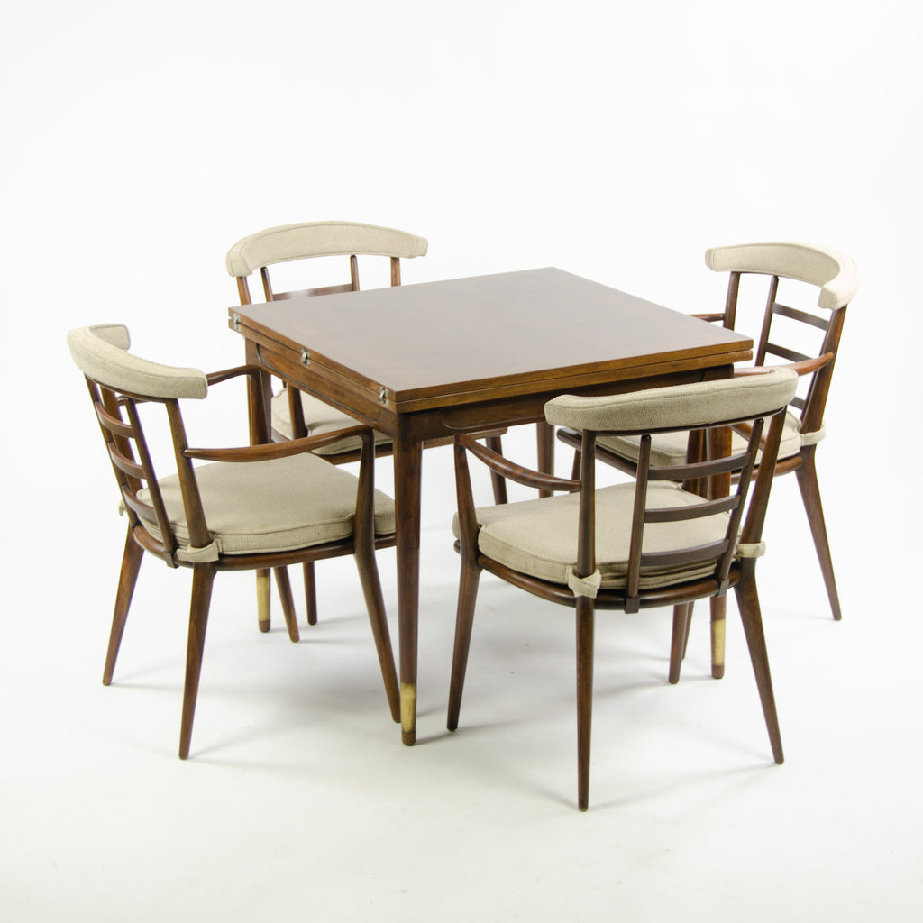 SOLD Johnson Furniture Co. Bert England Forward Trend Dining Chairs and Table Set