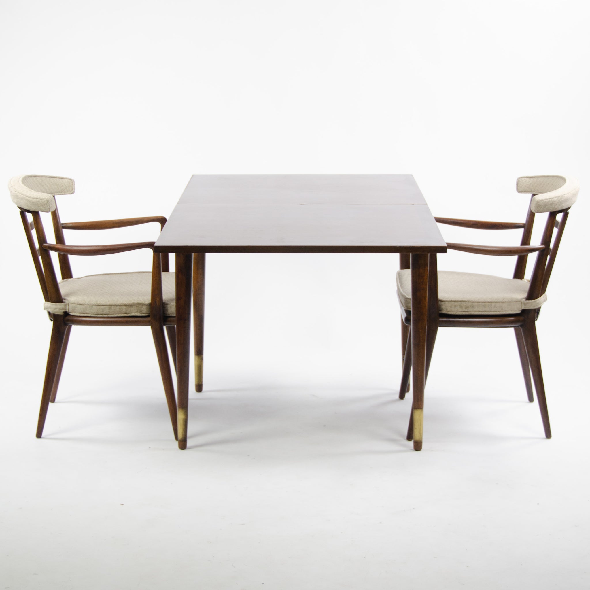 SOLD Johnson Furniture Co. Bert England Forward Trend Dining Chairs and Table Set