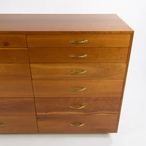 SOLD Original Robert Lovett Solid Cherry Custom Made Dresser George Nakashima Protege