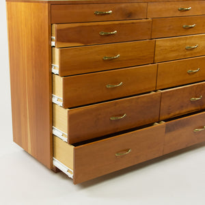 SOLD Original Robert Lovett Solid Cherry Custom Made Dresser George Nakashima Protege