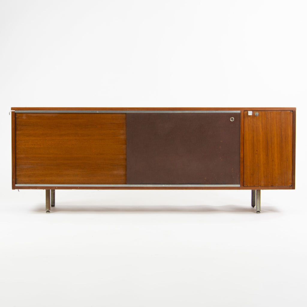 SOLD 1950's George Nelson Herman Miller Rare Walnut Credenza Cabinet Sideboard