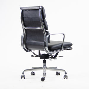 SOLD Brand New 2017 Eames Herman Miller High Soft Pad Aluminum Desk Chair Black Leather