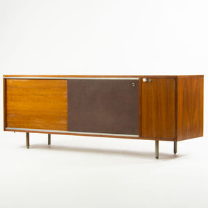 SOLD 1950's George Nelson Herman Miller Rare Walnut Credenza Cabinet Sideboard