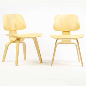 SOLD Herman Miller Eames DCW Dining Chair White Ash MINT 2007 2x Available