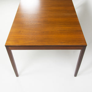 SOLD 1950's Rare Original Florence Knoll Walnut Dining Table w/ Leaf 56-84 inches