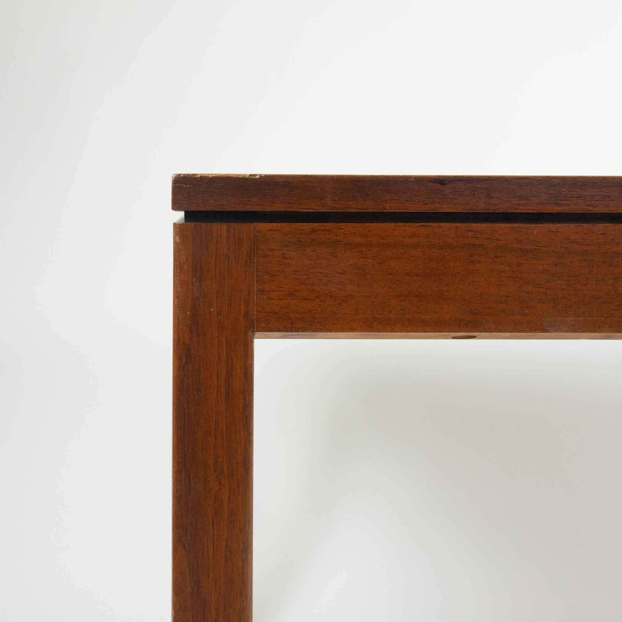 SOLD 1950's Rare Original Florence Knoll Walnut Dining Table w/ Leaf 56-84 inches
