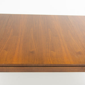 SOLD 1950's Rare Original Florence Knoll Walnut Dining Table w/ Leaf 56-84 inches