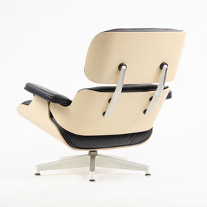 SOLD Brand New Herman Miller Eames Lounge Chair White Ash 670 Black Leather