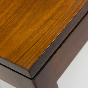 SOLD 1950's Rare Original Florence Knoll Walnut Dining Table w/ Leaf 56-84 inches