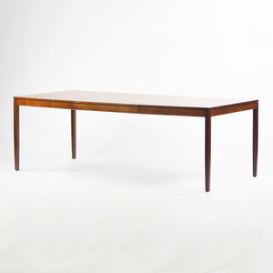 SOLD 1950's Rare Original Florence Knoll Walnut Dining Table w/ Leaf 56-84 inches