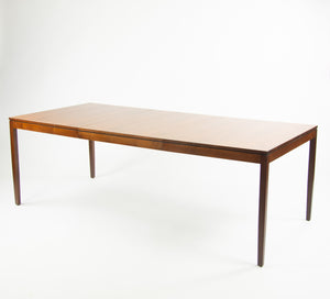SOLD 1950's Rare Original Florence Knoll Walnut Dining Table w/ Leaf 56-84 inches