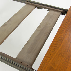 SOLD 1950's Rare Original Florence Knoll Walnut Dining Table w/ Leaf 56-84 inches