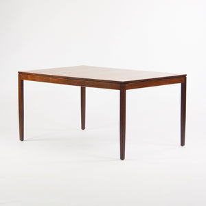 SOLD 1950's Rare Original Florence Knoll Walnut Dining Table w/ Leaf 56-84 inches
