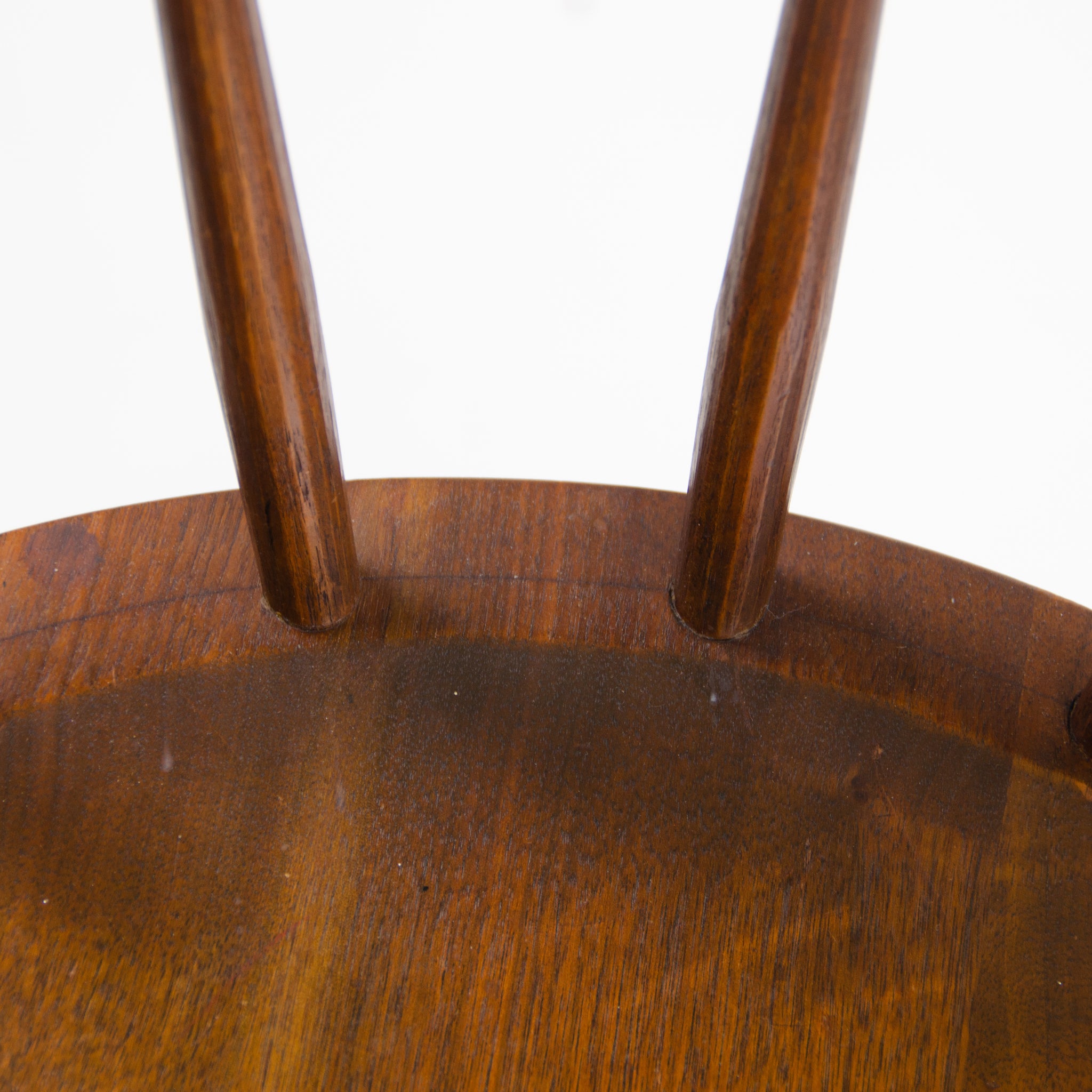 SOLD 1950's Early Vintage George Nakashima Studio Pair Captains Chairs Walnut