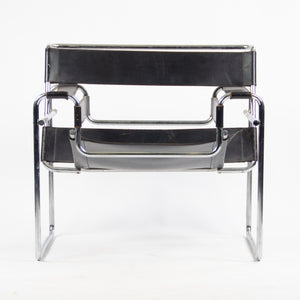 SOLD Early Gavina Knoll Stendig Marcel Breuer Wassily Chair B3 Black Leather