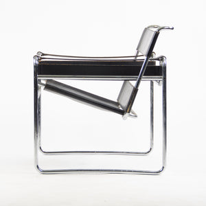 SOLD Early Gavina Knoll Stendig Marcel Breuer Wassily Chair B3 Black Leather