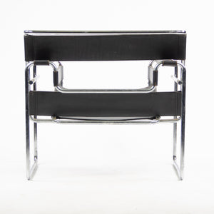 SOLD Early Gavina Knoll Stendig Marcel Breuer Wassily Chair B3 Black Leather
