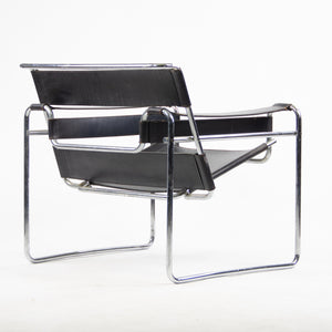 SOLD Early Gavina Knoll Stendig Marcel Breuer Wassily Chair B3 Black Leather