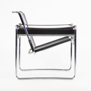 SOLD Early Gavina Knoll Stendig Marcel Breuer Wassily Chair B3 Black Leather