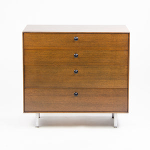 SOLD 1950s George Nelson Herman Miller Thin Edge Dresser Cabinet Walnut MINT
