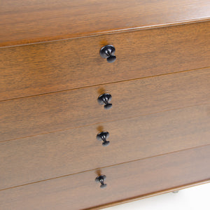 SOLD 1950s George Nelson Herman Miller Thin Edge Dresser Cabinet Walnut MINT