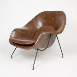 SOLD 1960’s Eero Saarinen Womb Chair Knoll International Vintage Black Frame