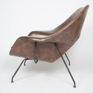 SOLD 1960’s Eero Saarinen Womb Chair Knoll International Vintage Black Frame