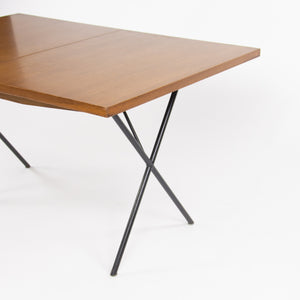 1950's Original George Nelson Herman Miller X Leg Extension Dining Table 5260