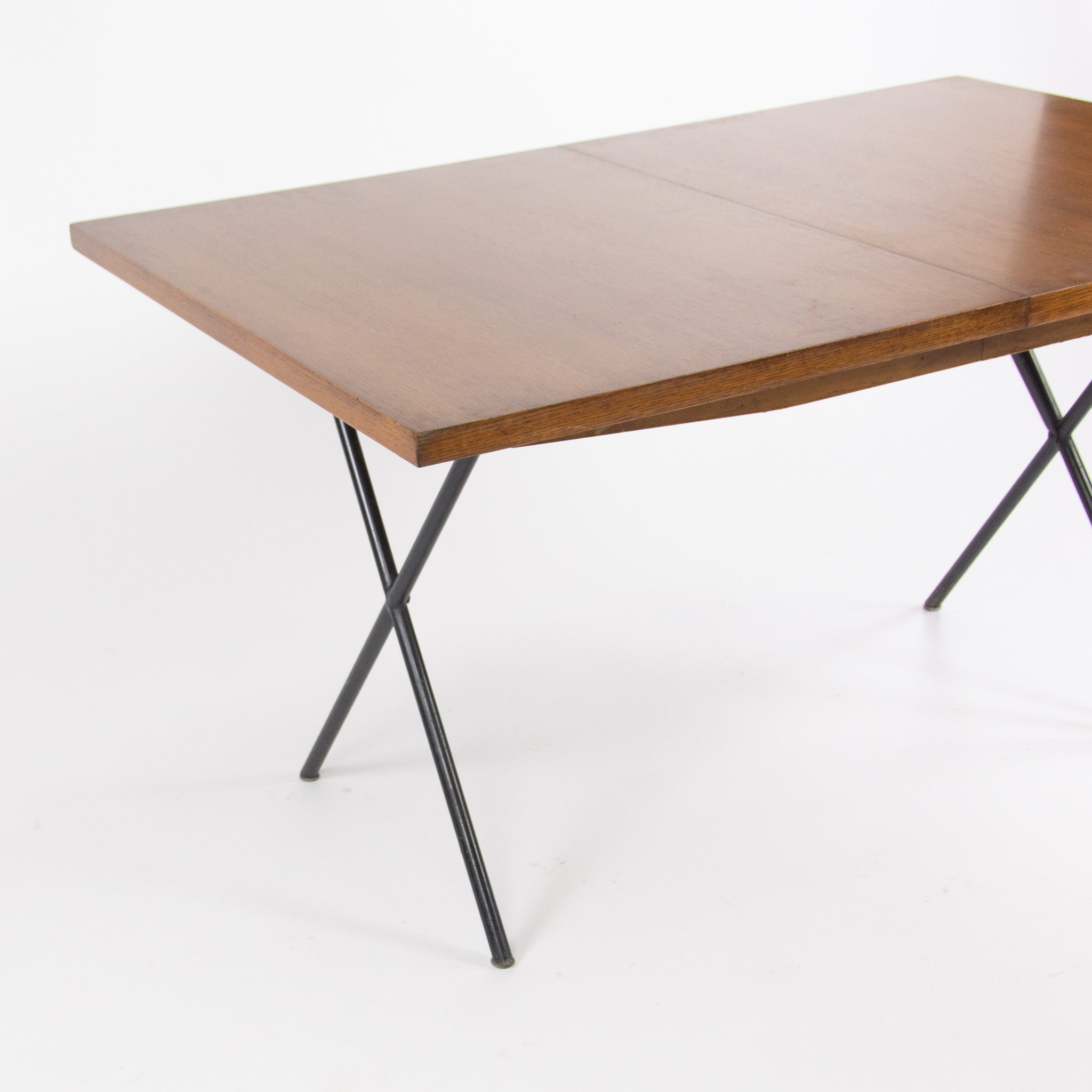 1950's Original George Nelson Herman Miller X Leg Extension Dining Table 5260