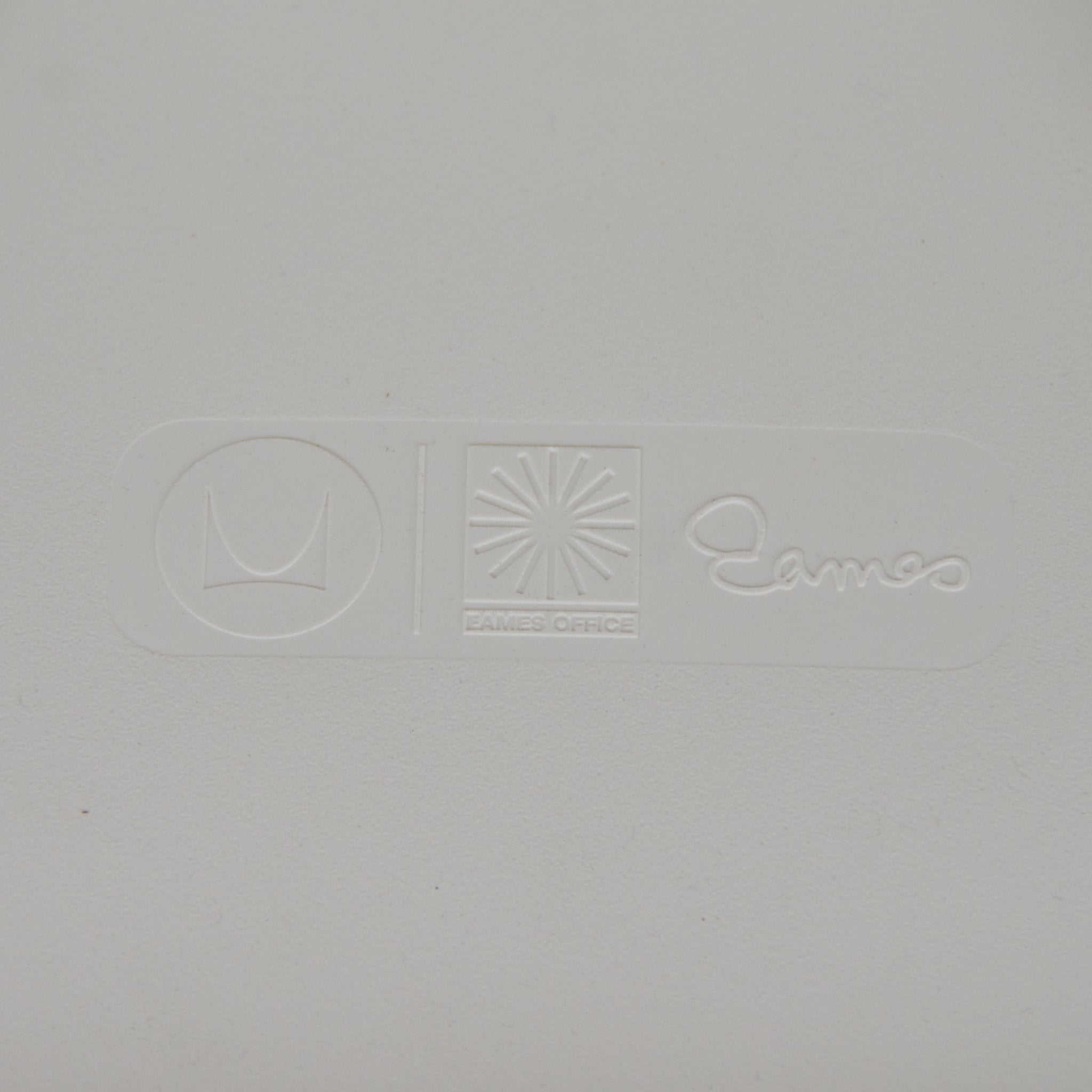 SOLD New 2014 Herman Miller Eames Plastic Upholstered Side Shell Blue Fabric DSW