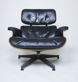 SOLD Early 1960's Herman Miller Eames Lounge Chair & Ottoman Rosewood 670 671