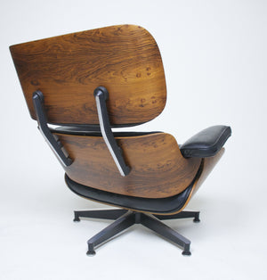 SOLD Early 1960's Herman Miller Eames Lounge Chair & Ottoman Rosewood 670 671