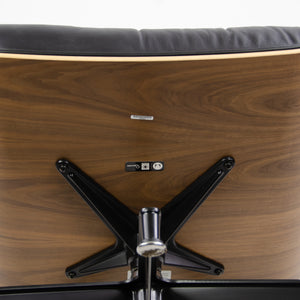 SOLD BRAND NEW 2018 Herman Miller Eames Lounge Chair & Ottoman Walnut 670 671 Black Leather