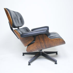 SOLD Early 1960's Herman Miller Eames Lounge Chair & Ottoman Rosewood 670 671