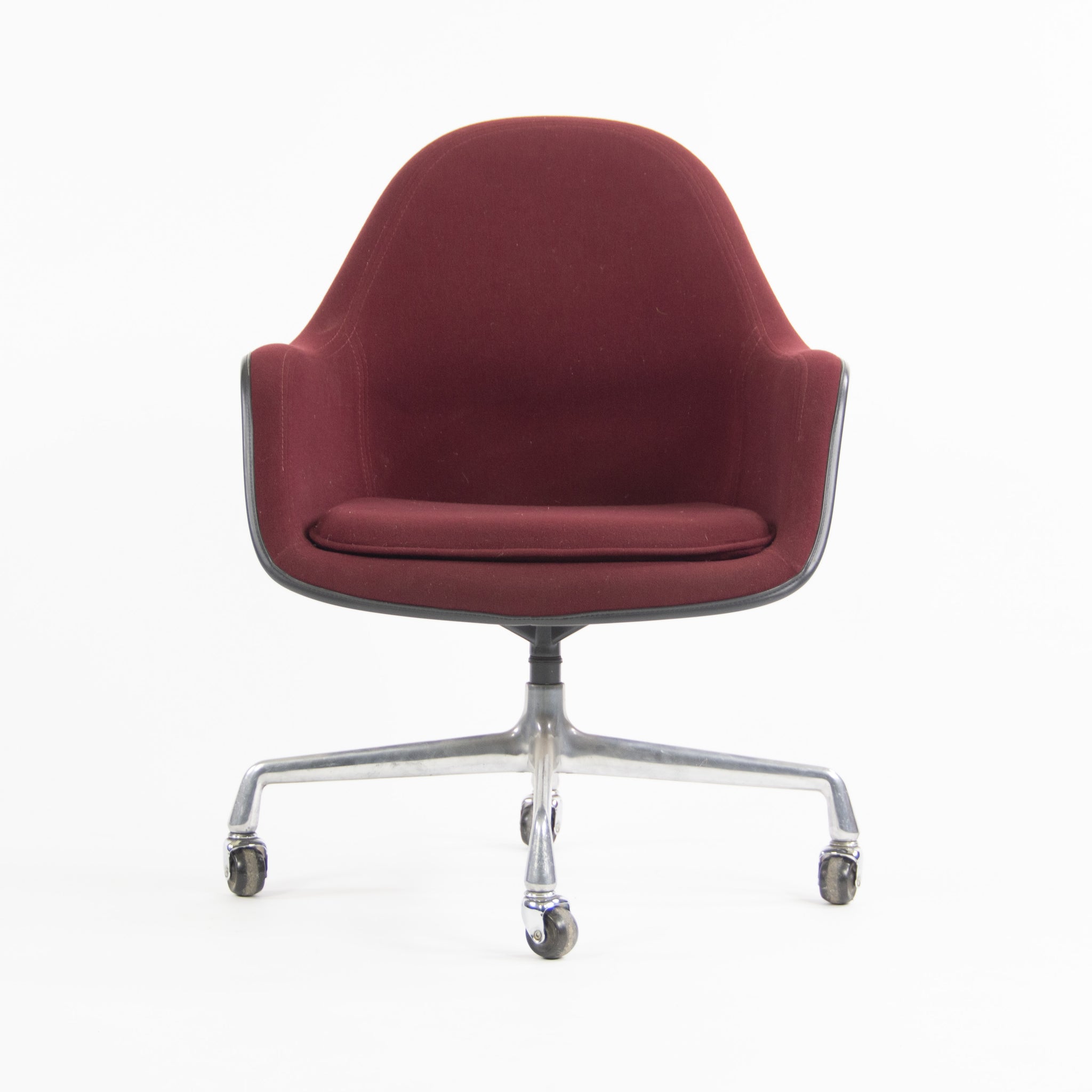 1985 Eames Herman Miller EC175 Upholstered Fiberglass Shell Chair Museum Quality