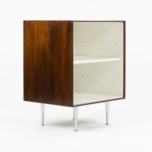 SOLD 1950's George Nelson Herman Miller Thin Edge Rosewood Night Stand Cabinet