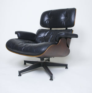 SOLD 1960's Herman Miller Eames Lounge Chair & Ottoman Rosewood 670 671