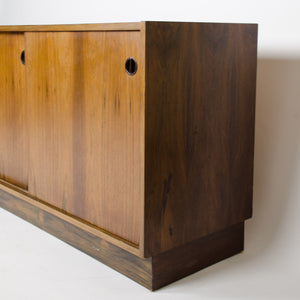 SOLD Falster Clausen & Søn Maurice Villency Rosewood Danish Modern Credenza w Hutch