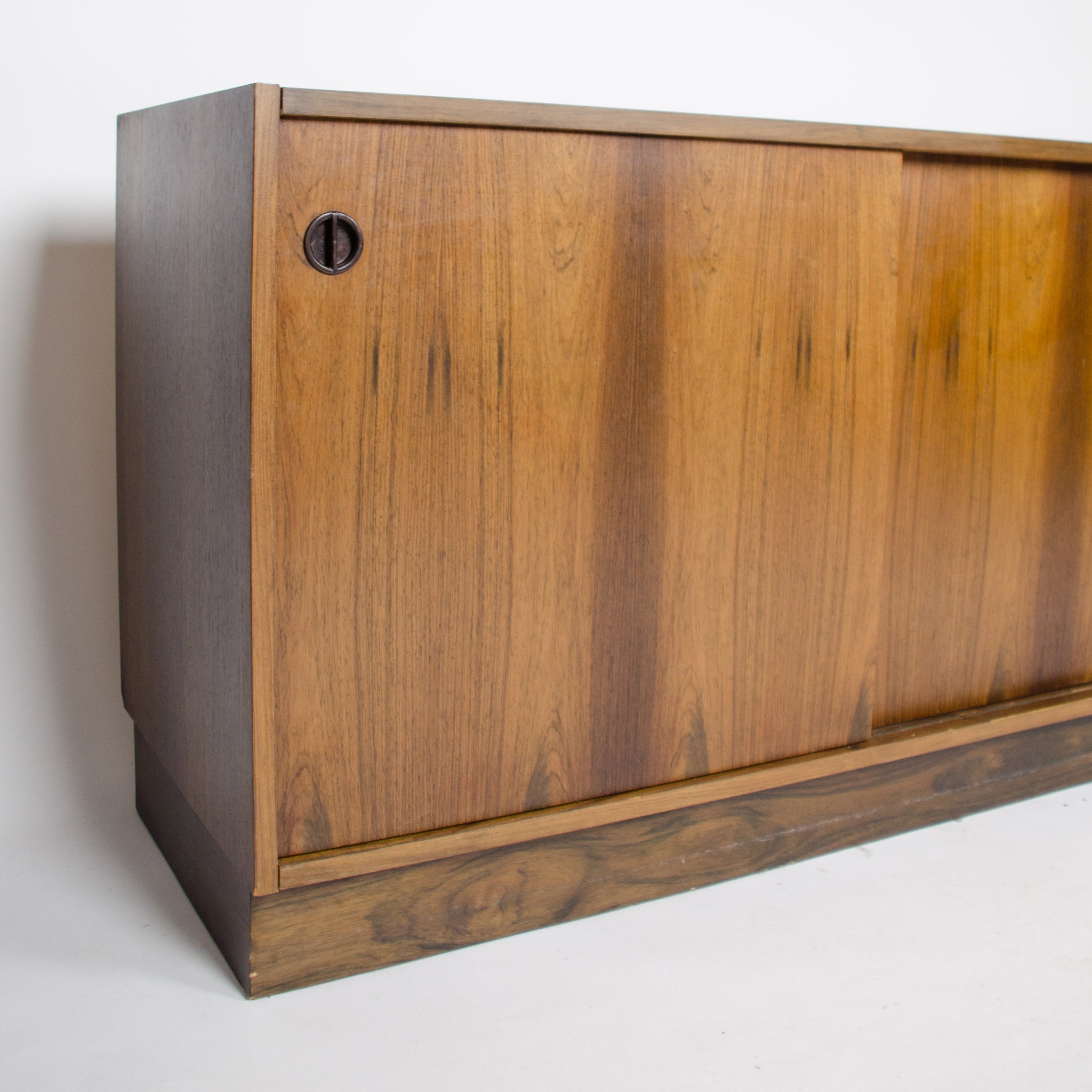 SOLD Falster Clausen & Søn Maurice Villency Rosewood Danish Modern Credenza w Hutch