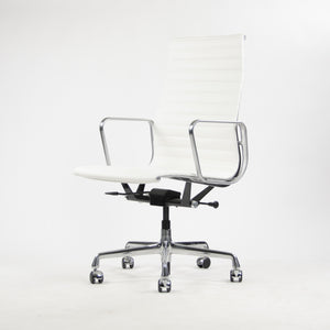 SOLD Eames Herman Miller Brand New Leather High Pneumatic Aluminum Group Desk Chairs 6x