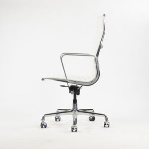 SOLD Eames Herman Miller Brand New Leather High Pneumatic Aluminum Group Desk Chairs 6x