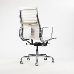 SOLD Eames Herman Miller Brand New Leather High Pneumatic Aluminum Group Desk Chairs 6x