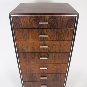 SOLD Falster Maurice Villency Rosewood Danish Modern High Dresser Credenza Cabinet