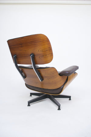 SOLD 1970's Herman Miller Eames Lounge Chair & Ottoman Rosewood 670 671